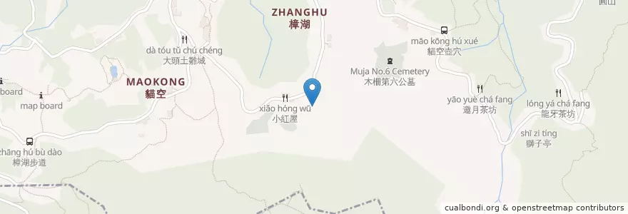Mapa de ubicacion de 清泉山莊 en 타이완, 신베이 시, 타이베이시, 원산 구.