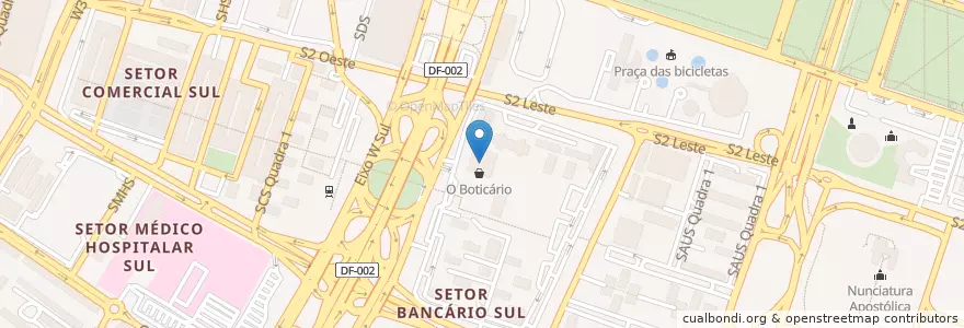 Mapa de ubicacion de Spoleto en 브라질, Região Integrada De Desenvolvimento Do Distrito Federal E Entorno, 중서지방, 연방구, Região Geográfica Intermediária Do Distrito Federal, Região Geográfica Imediata Do Distrito Federal, 브라질리아.