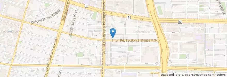 Mapa de ubicacion de 健康廚房私房菜 en Taiwan, Nuova Taipei, Taipei, 大安區.