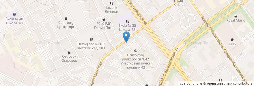 Mapa de ubicacion de Склад Ума. Кофе-клуб en Russia, Central Federal District, Voronezh Oblast, Voronezh.