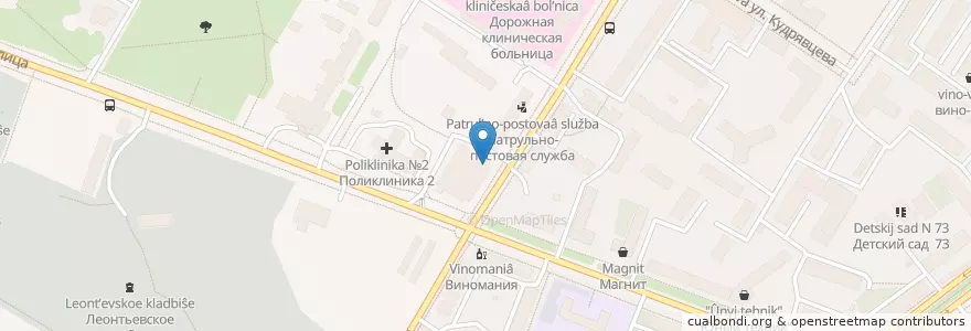 Mapa de ubicacion de Мили en Rusland, Centraal Federaal District, Oblast Jaroslavl, Ярославский Район, Городской Округ Ярославль.
