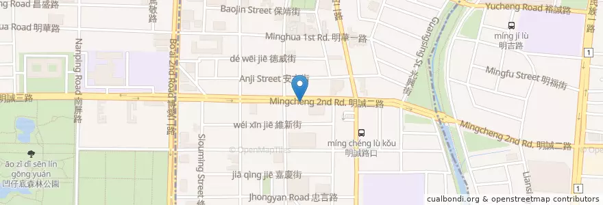 Mapa de ubicacion de 臺灣中小企業銀行 en Taiwan, Kaohsiung, Sanmin, Zuoying.
