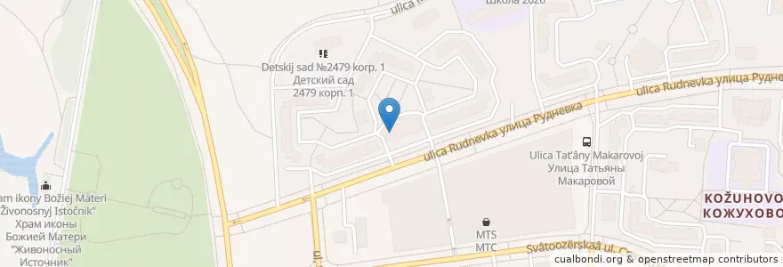 Mapa de ubicacion de Селфи en Russia, Distretto Federale Centrale, Москва, Восточный Административный Округ, Район Косино-Ухтомский.