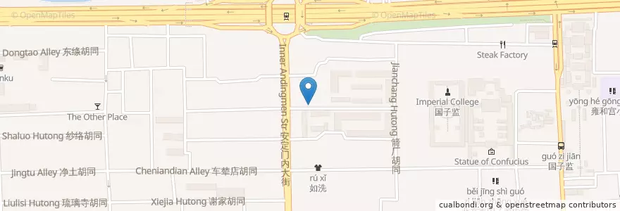 Mapa de ubicacion de Ron Mexico Bar en China, Pekín, Hebei, 东城区.