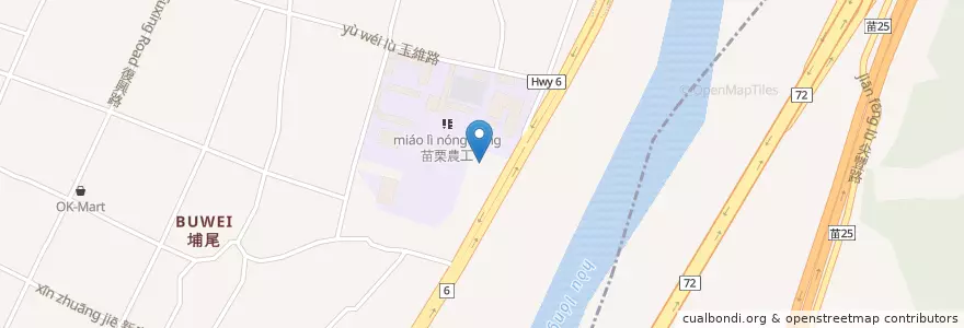 Mapa de ubicacion de 佛光山大明寺 en 臺灣, 臺灣省, 苗栗縣.