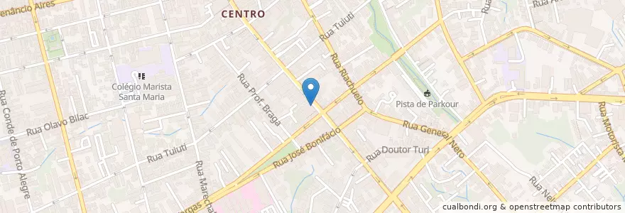 Mapa de ubicacion de São João en البَرَازِيل, المنطقة الجنوبية, ريو غراندي دو سول, Região Geográfica Intermediária De Santa Maria, Região Geográfica Imediata De Santa Maria, Santa Maria.