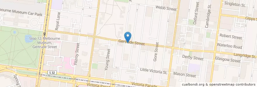 Mapa de ubicacion de Bar Clarine en Avustralya, Victoria.