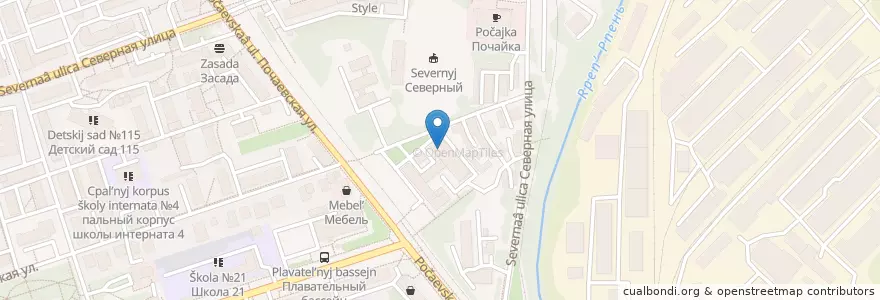 Mapa de ubicacion de СПСР en 러시아, Центральный Федеральный Округ, Владимирская Область, Городской Округ Владимир.