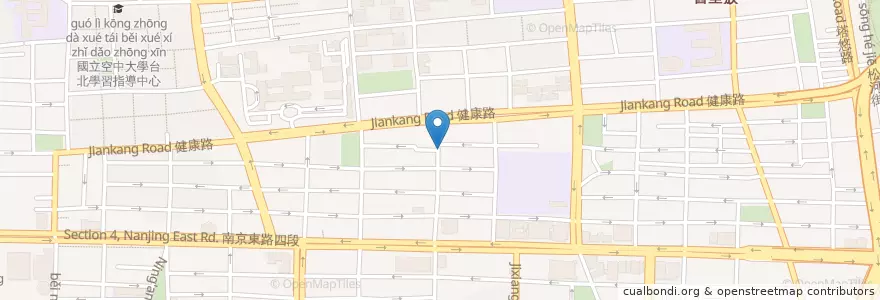 Mapa de ubicacion de 張萬屏牙醫 en 台湾, 新北市, 台北市, 松山区.