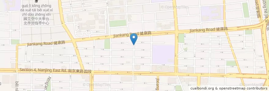 Mapa de ubicacion de PK coffee‧food en Taiwan, 新北市, Taipé, 松山區.