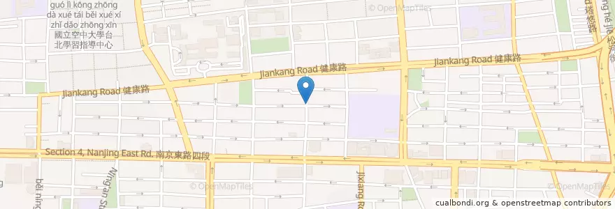 Mapa de ubicacion de 日式拉麵 en Taiwan, New Taipei, Taipei, Songshan District.