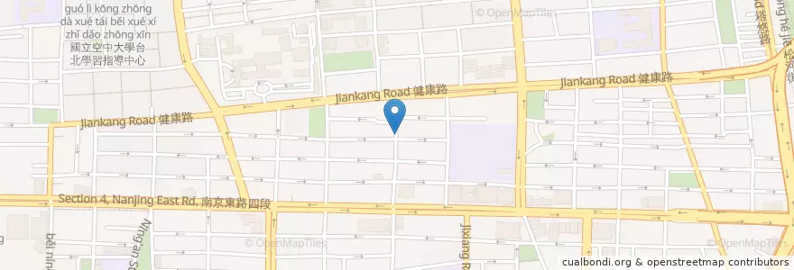Mapa de ubicacion de 123烤狀元 en Taïwan, Nouveau Taipei, Taipei, District De Songshan.