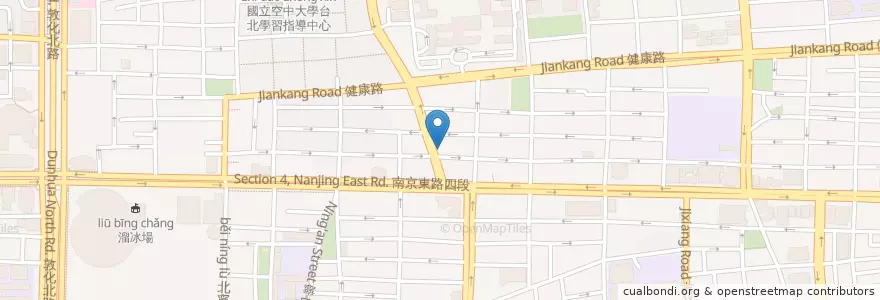 Mapa de ubicacion de 景賀時尚診所 en Taiwan, 新北市, Taipé, 松山區.