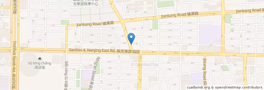 Mapa de ubicacion de 馬祖麵館 en Тайвань, Новый Тайбэй, Тайбэй, 松山區.