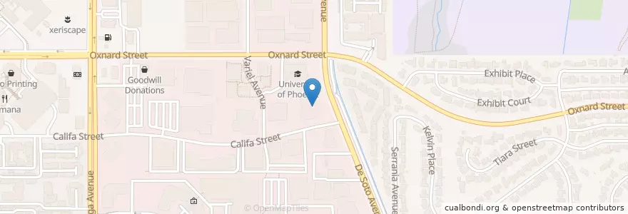 Mapa de ubicacion de California Lutheran University en الولايات المتّحدة الأمريكيّة, كاليفورنيا, مقاطعة لوس أنجلس, لوس أنجلس.