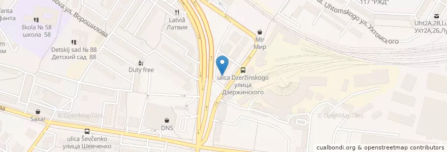 Mapa de ubicacion de Мисс стоматология en ロシア, 沿ヴォルガ連邦管区, ペンザ州, ペンザ管区.