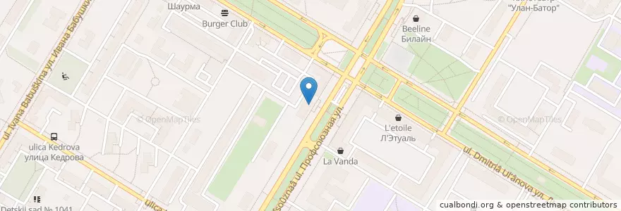 Mapa de ubicacion de Штолле en 俄罗斯/俄羅斯, Центральный Федеральный Округ, Москва, Юго-Западный Административный Округ, Академический Район.