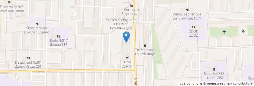 Mapa de ubicacion de Ветеринарная аптека en Russia, Distretto Federale Centrale, Москва, Восточный Административный Округ, Район Гольяново.
