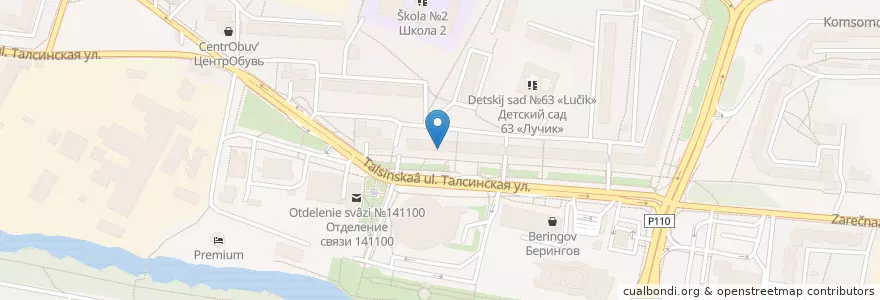 Mapa de ubicacion de ГорЗдрав en 俄罗斯/俄羅斯, Центральный Федеральный Округ, 莫斯科州, Городской Округ Щёлково.