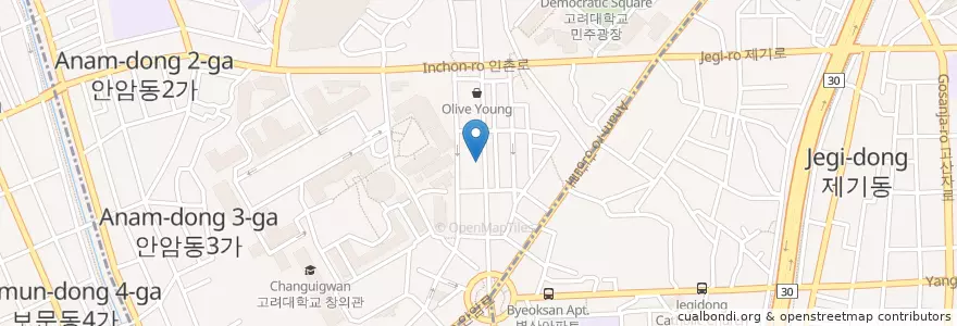Mapa de ubicacion de Top Ryde Chocolate Bar en 대한민국, 서울.