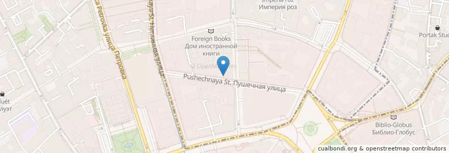 Mapa de ubicacion de Grechka Lab en Russland, Föderationskreis Zentralrussland, Moskau, Zentraler Verwaltungsbezirk, Тверской Район.