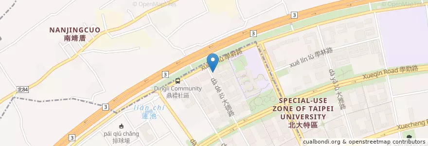 Mapa de ubicacion de 上米池上便當 en Taiwan, 新北市, 樹林區.