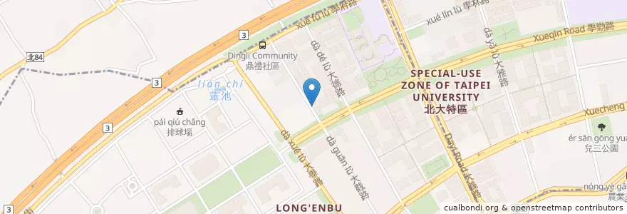 Mapa de ubicacion de 巧食雞複合式餐飲 三峽北大店 en تايوان, تايبيه الجديدة, 樹林區.