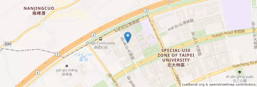 Mapa de ubicacion de 晴美眼科診所 en تايوان, تايبيه الجديدة, 樹林區.