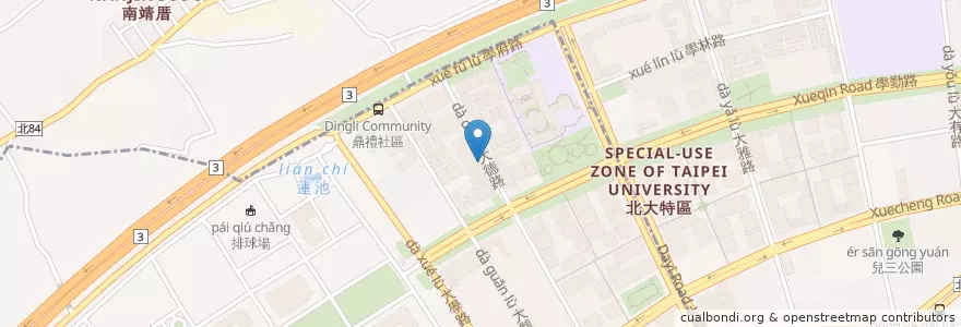 Mapa de ubicacion de Rollin 滾滾 en 臺灣, 新北市, 樹林區.