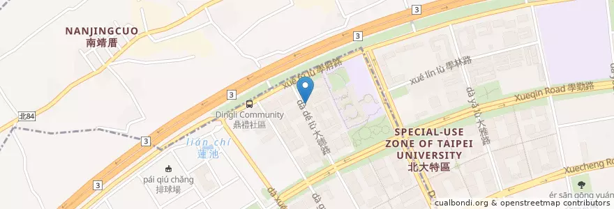 Mapa de ubicacion de 靜靜母親 en 臺灣, 新北市, 樹林區.