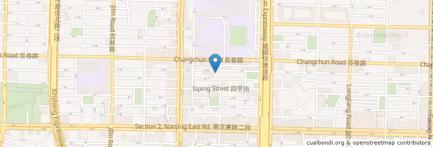 Mapa de ubicacion de 專心藥局 en Taiwan, 新北市, Taipei, 中山區.