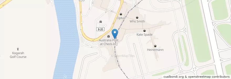 Mapa de ubicacion de Mach 2 en オーストラリア, ニューサウスウェールズ, Bayside Council, Sydney.