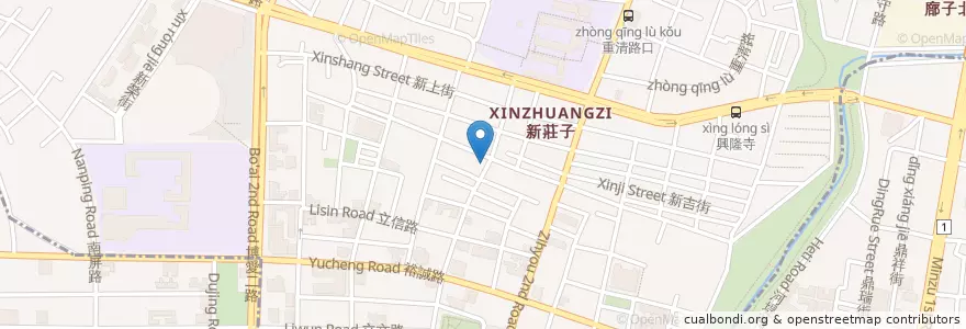Mapa de ubicacion de 擱一碗滷肉飯 en Taiwan, Kaohsiung, Zuoying.