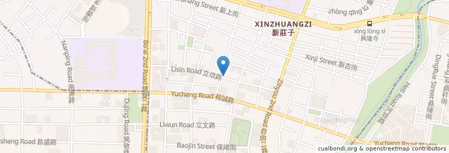 Mapa de ubicacion de 星願越式料理 en Tayvan, Kaohsiung, 左營區.