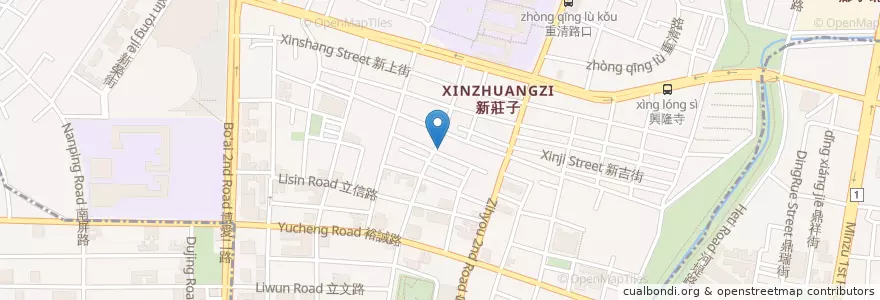 Mapa de ubicacion de 晶品豆漿 en Tayvan, Kaohsiung, 左營區.