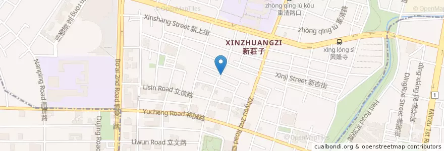 Mapa de ubicacion de 智橋文理補習班 en تايوان, كاوهسيونغ, 左營區.