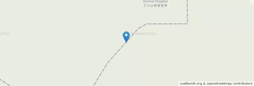 Mapa de ubicacion de 북구 en 대한민국, 대구, 북구, 무태조야동.