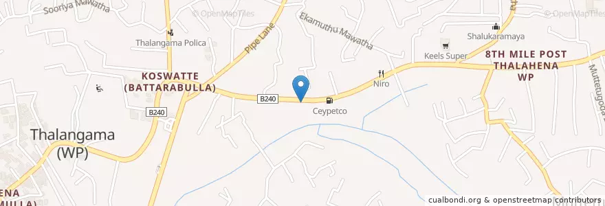 Mapa de ubicacion de Perera & Sons en スリランカ, 西部州, コロンボ県.