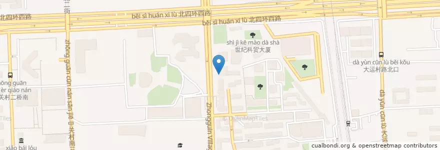 Mapa de ubicacion de 上岛咖啡 en Китай, Пекин, Хэбэй, 海淀区.