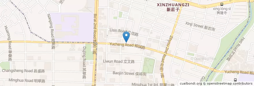 Mapa de ubicacion de 裕誠牙醫 en 臺灣, 高雄市, 左營區.