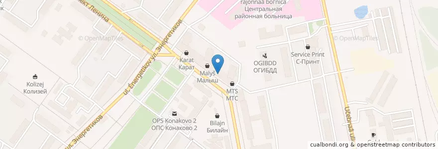 Mapa de ubicacion de Суши Шоп en Russie, District Fédéral Central, Oblast De Tver, Конаковский Район, Городское Поселение Конаково.