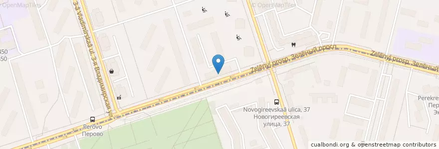 Mapa de ubicacion de ГорЗдрав en Russia, Distretto Federale Centrale, Москва, Восточный Административный Округ, Район Перово.