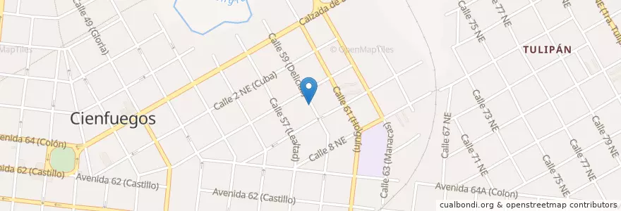 Mapa de ubicacion de D'Carmelina en Küba, Cienfuegos, Cienfuegos, Ciudad De Cienfuegos.