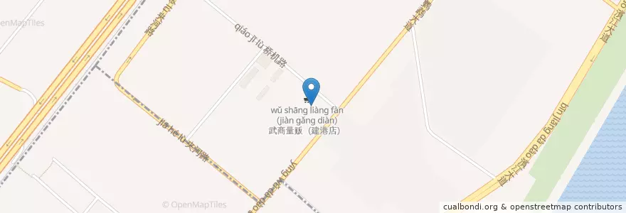 Mapa de ubicacion de 麦当劳 en China, Hubei, Wuhan, Hanyang District.