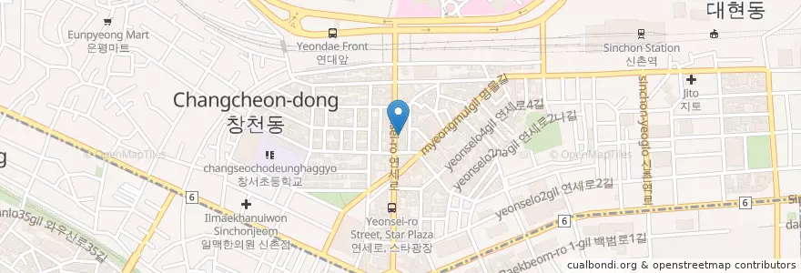 Mapa de ubicacion de Angel-in-us Coffee en 韩国/南韓, 首尔, 麻浦區.