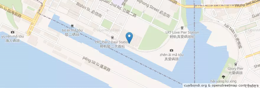 Mapa de ubicacion de Now&Then en 臺灣, 高雄市, 鹽埕區.