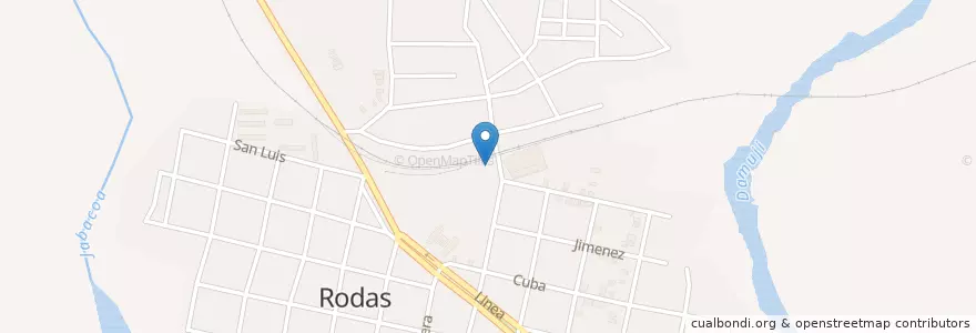Mapa de ubicacion de Terminal Omnibus en Küba, Cienfuegos, Rodas.