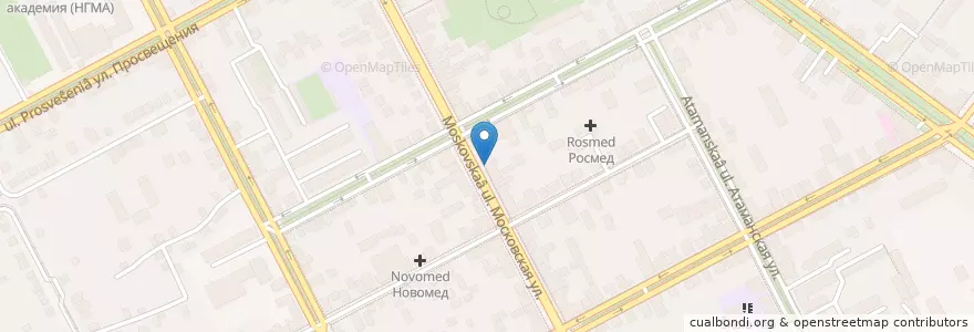 Mapa de ubicacion de Норма en ロシア, 南部連邦管区, ロストフ州, Городской Округ Новочеркасск.