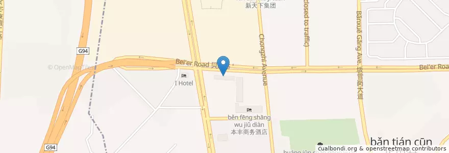 Mapa de ubicacion de 湘汇村 en 中国, 广东省, 深圳市, 龙岗区.