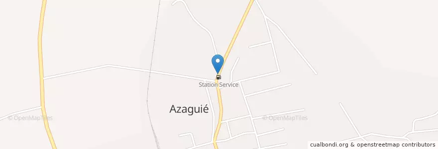 Mapa de ubicacion de Lavage Auto en Elfenbeinküste, Lagunes, Agnéby-Tiassa.